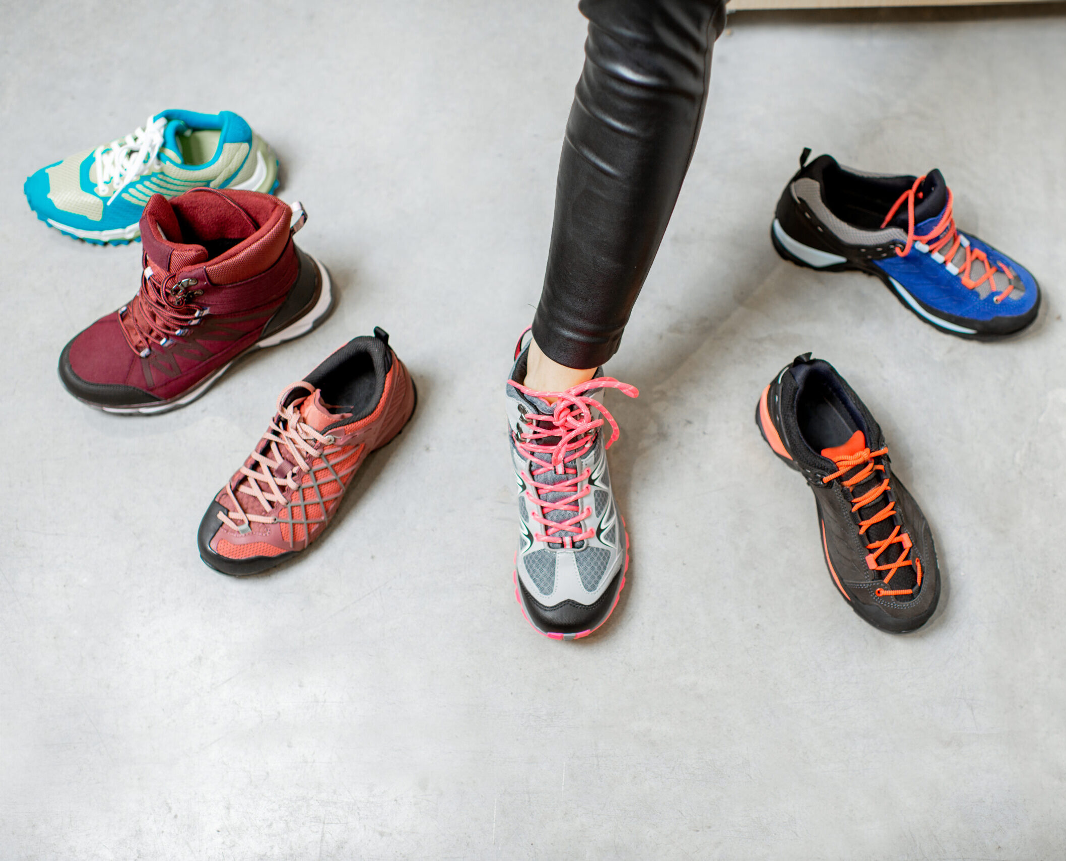 Verschiedene Schuhe benötigen verschiedene Einlagen